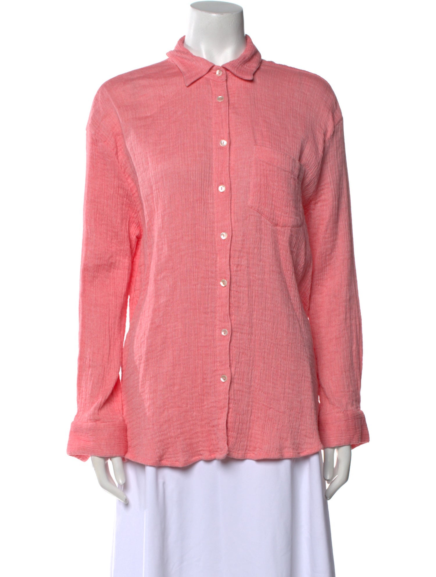 Hatch Long Sleeve Button-Up Top