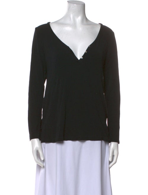 Hatch V-Neck Long Sleeve Top