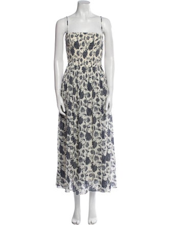 Rag & Bone Floral Print Long Dress