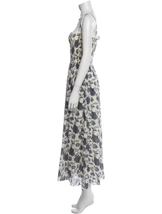 Rag & Bone Floral Print Long Dress