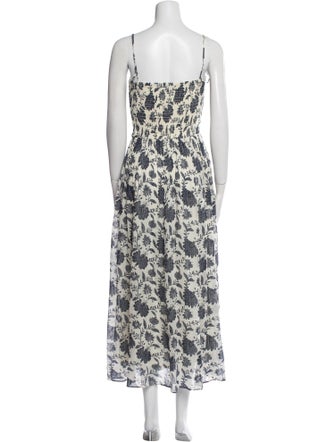 Rag & Bone Floral Print Long Dress