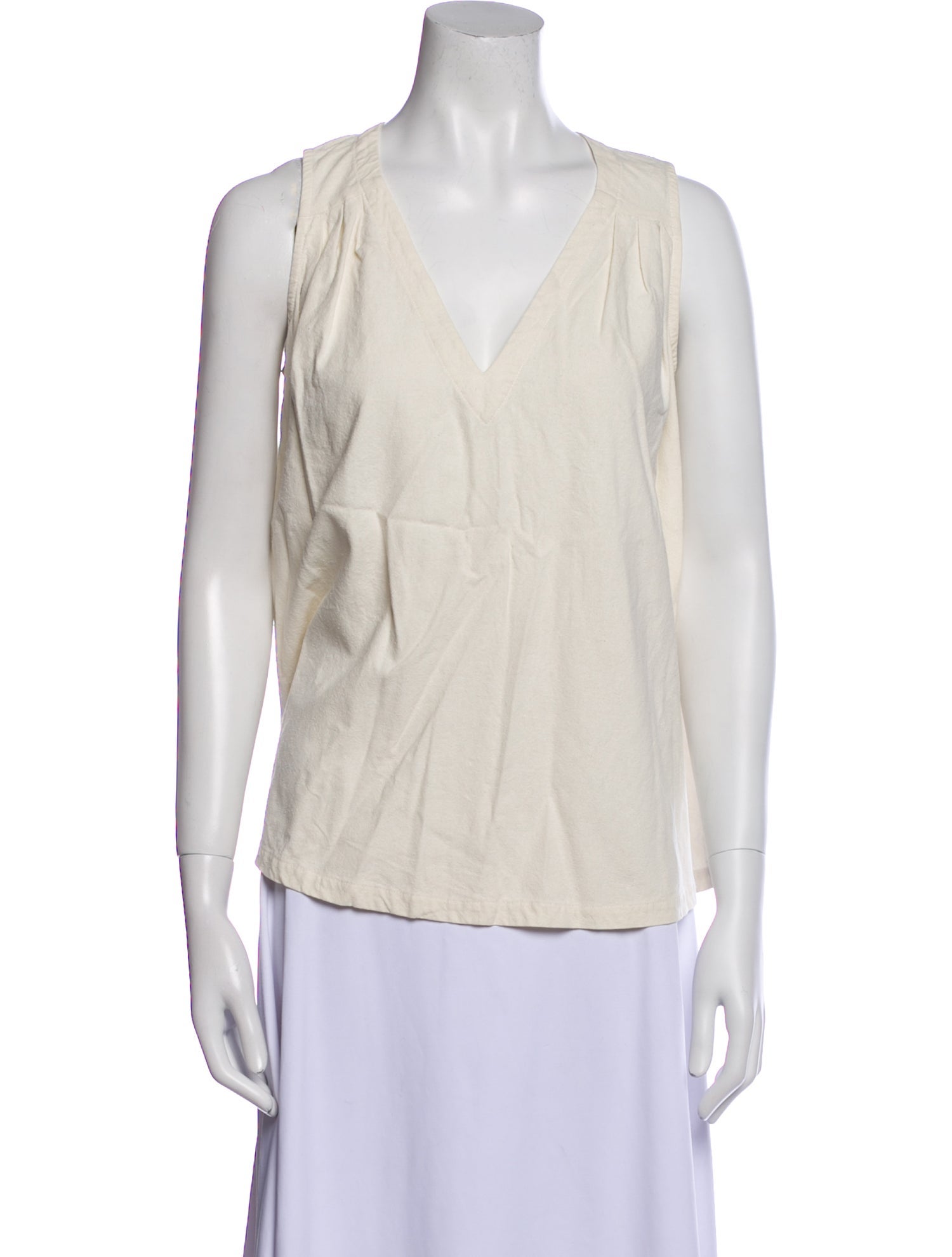 Hatch Silk V-Neck Top