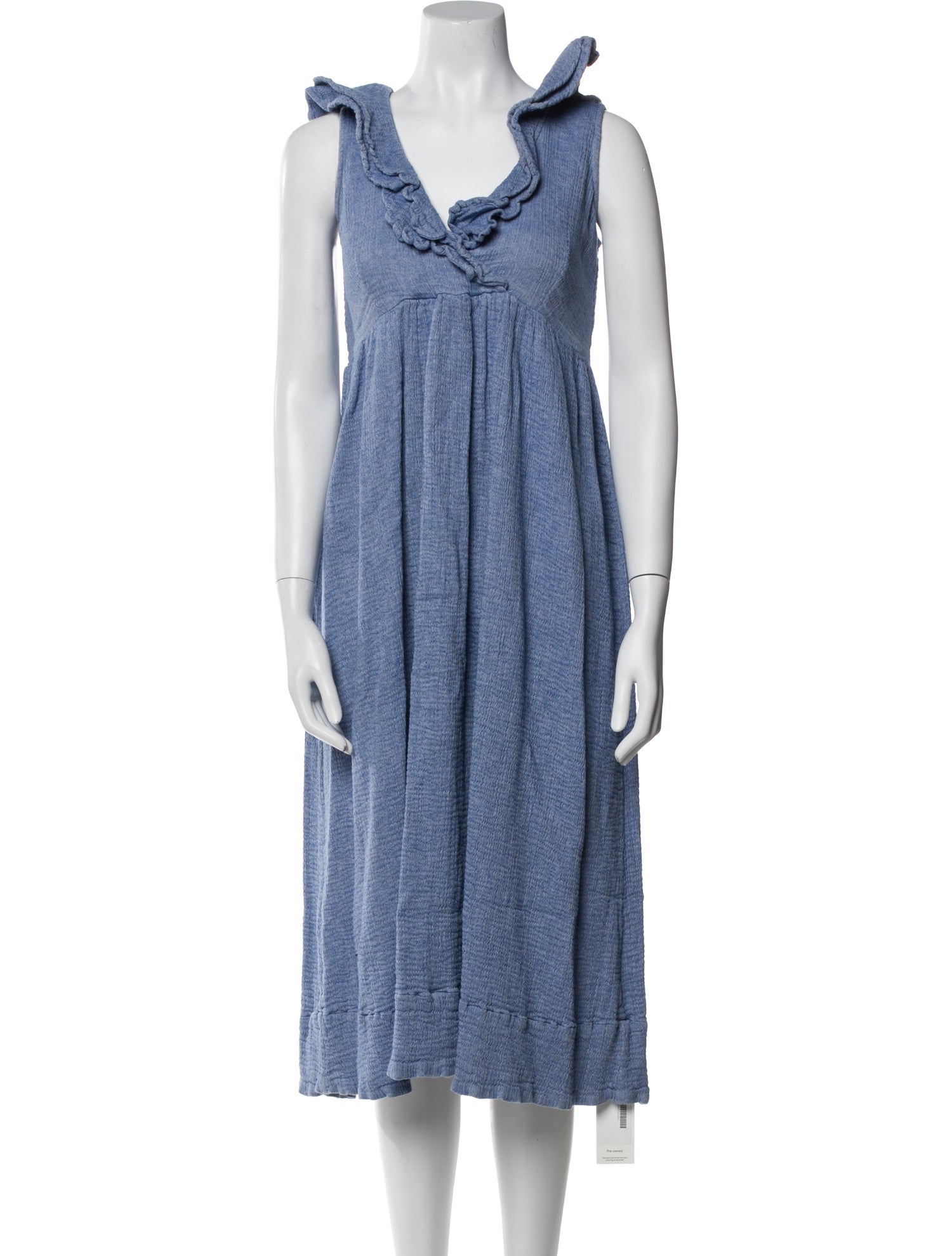 Hatch Cowl Neck Midi Length Dress