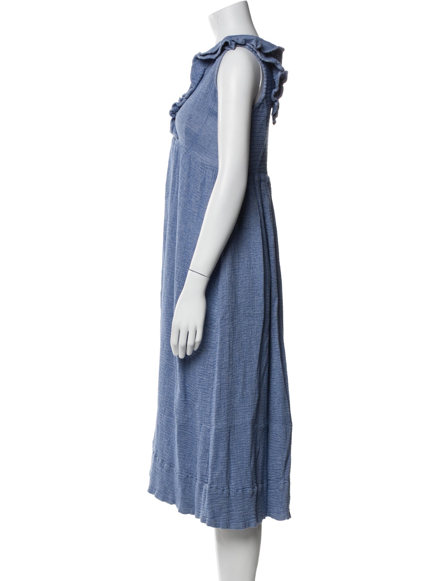 Hatch Cowl Neck Midi Length Dress