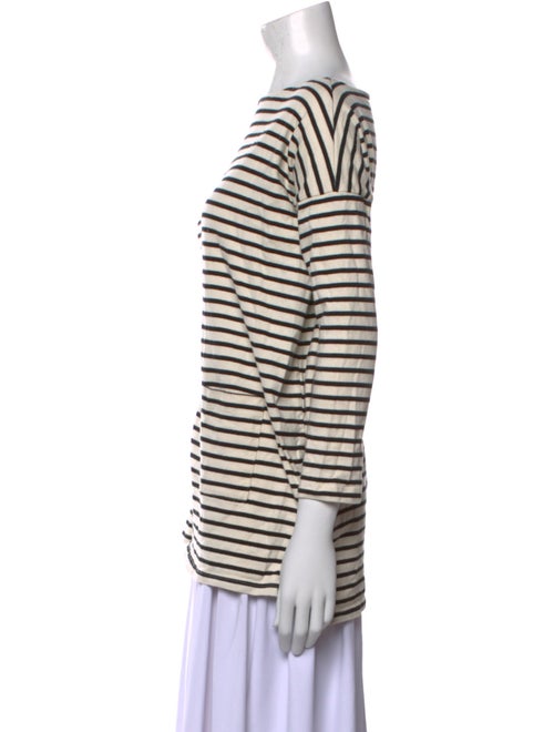 Hatch Striped Bateau Neckline T-Shirt