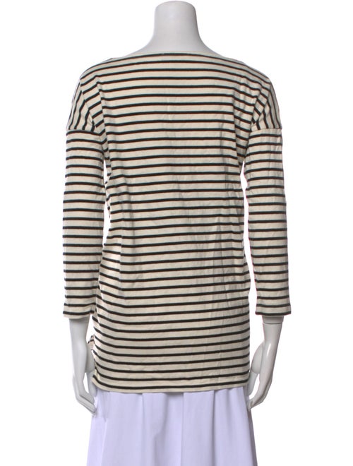 Hatch Striped Bateau Neckline T-Shirt