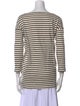 Hatch Striped Bateau Neckline T-Shirt