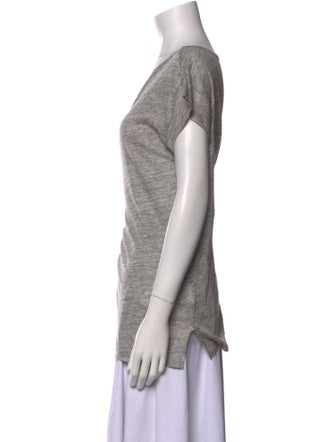 Hatch Linen Scoop Neck T-Shirt