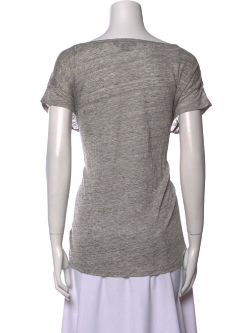 Hatch Linen Scoop Neck T-Shirt