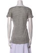 Hatch Linen Scoop Neck T-Shirt