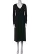 Hatch V-Neck Midi Length Dress