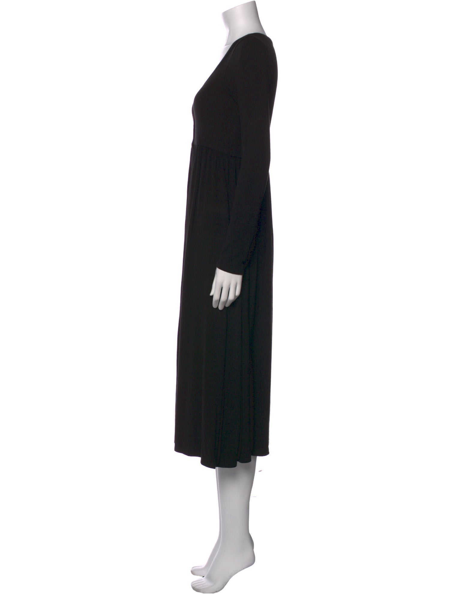 Hatch V-Neck Midi Length Dress