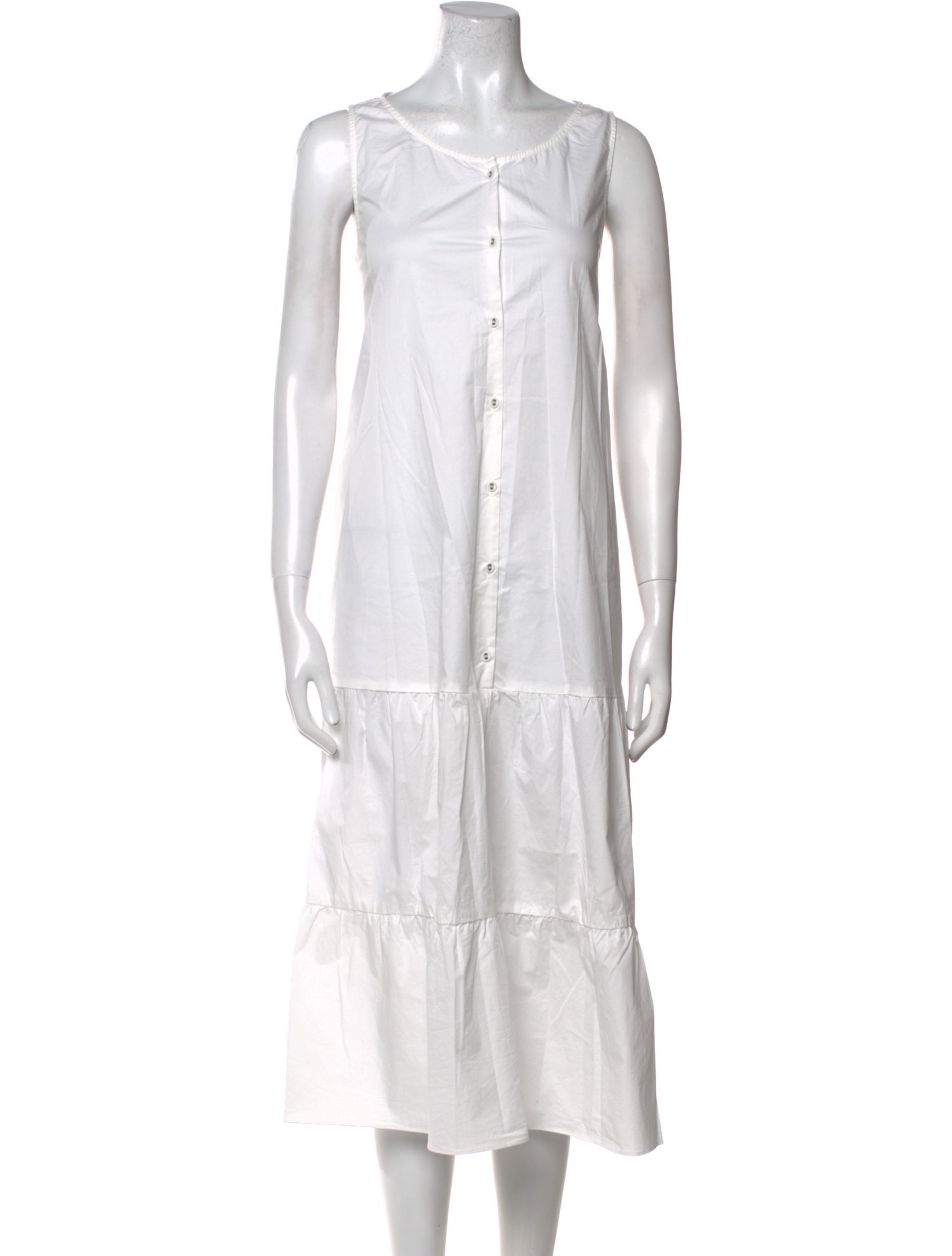 Hatch V-Neck Midi Length Dress