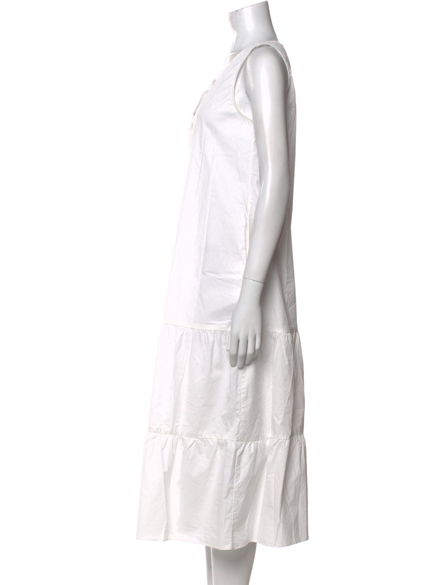 Hatch V-Neck Midi Length Dress