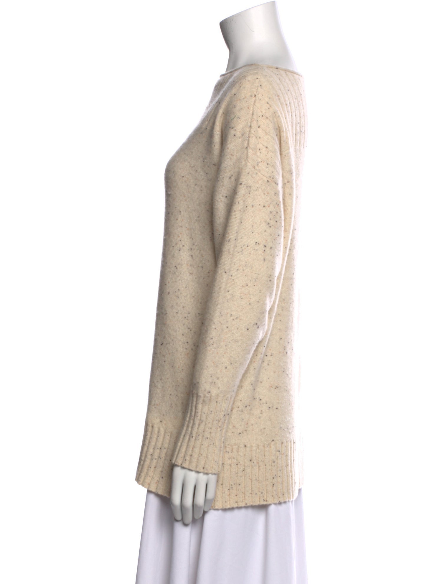 Hatch Cashmere Bateau Neckline Sweater