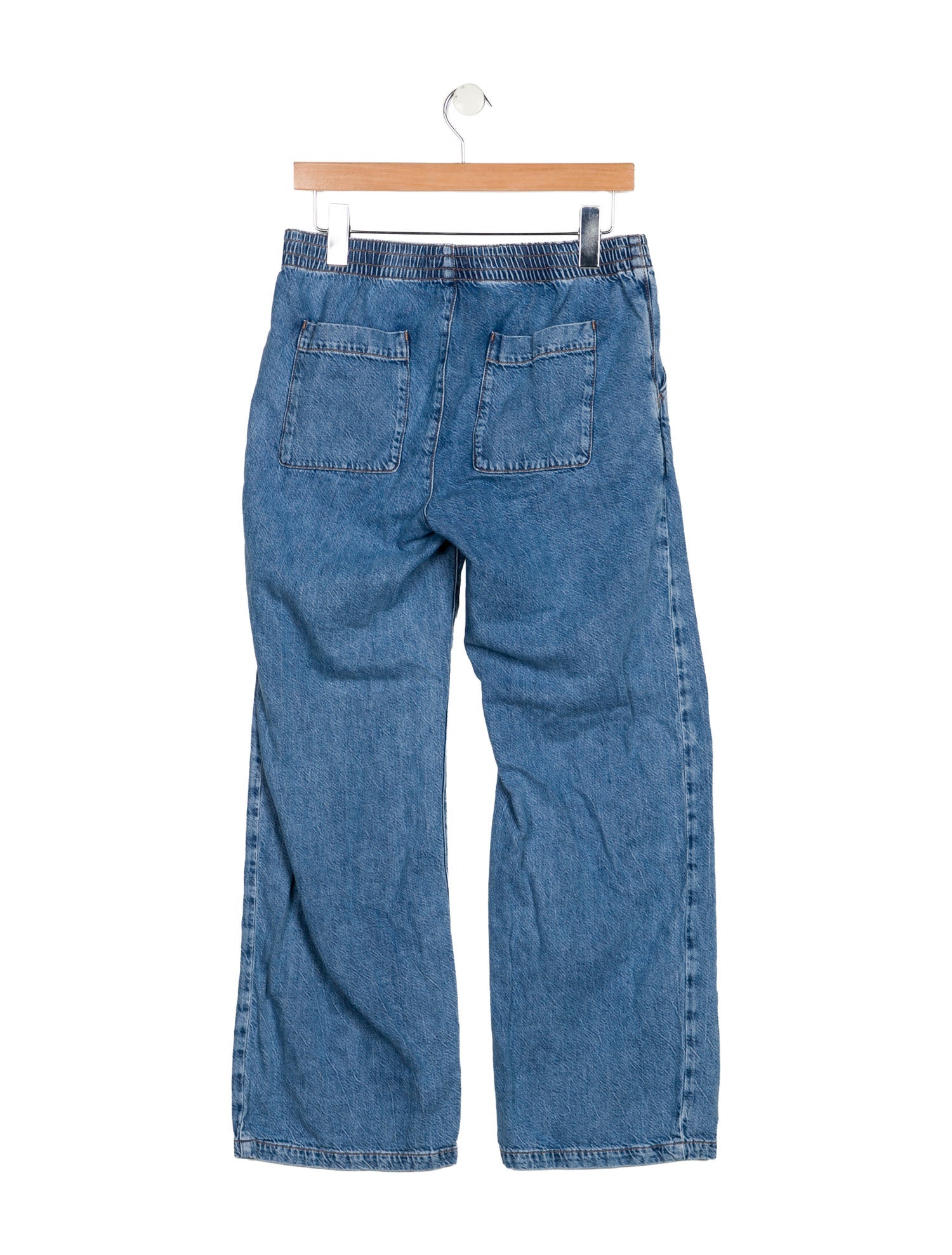 Hatch Low-Rise Wide Leg Jeans