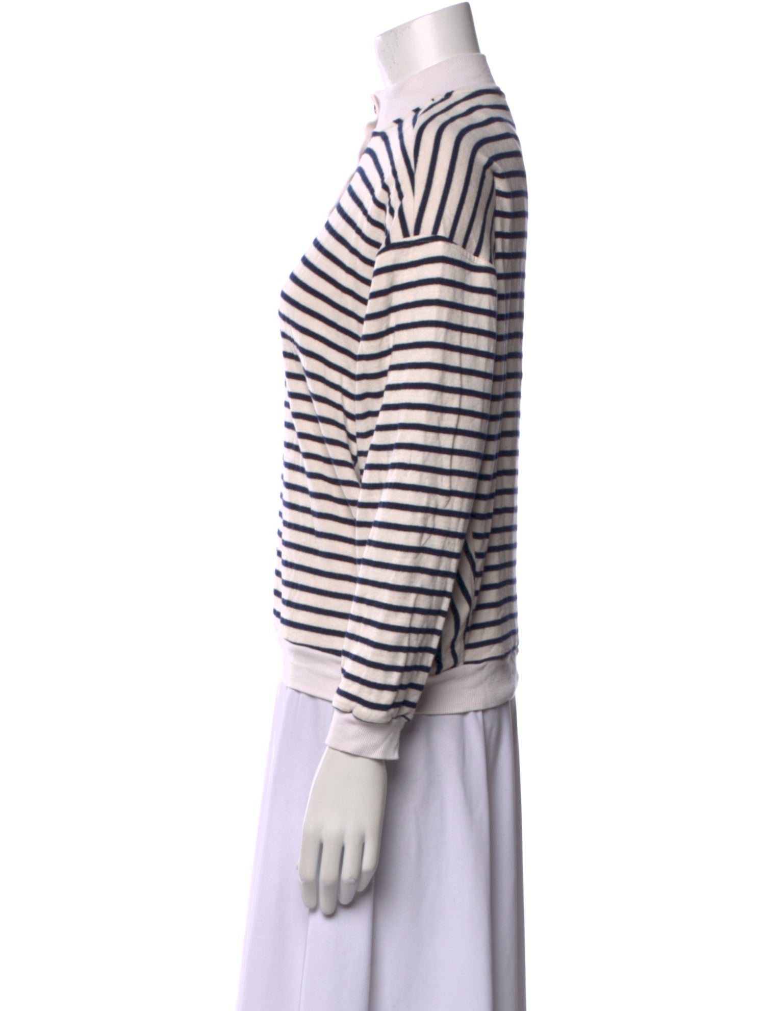 Hatch Striped Mock Neck Sweater