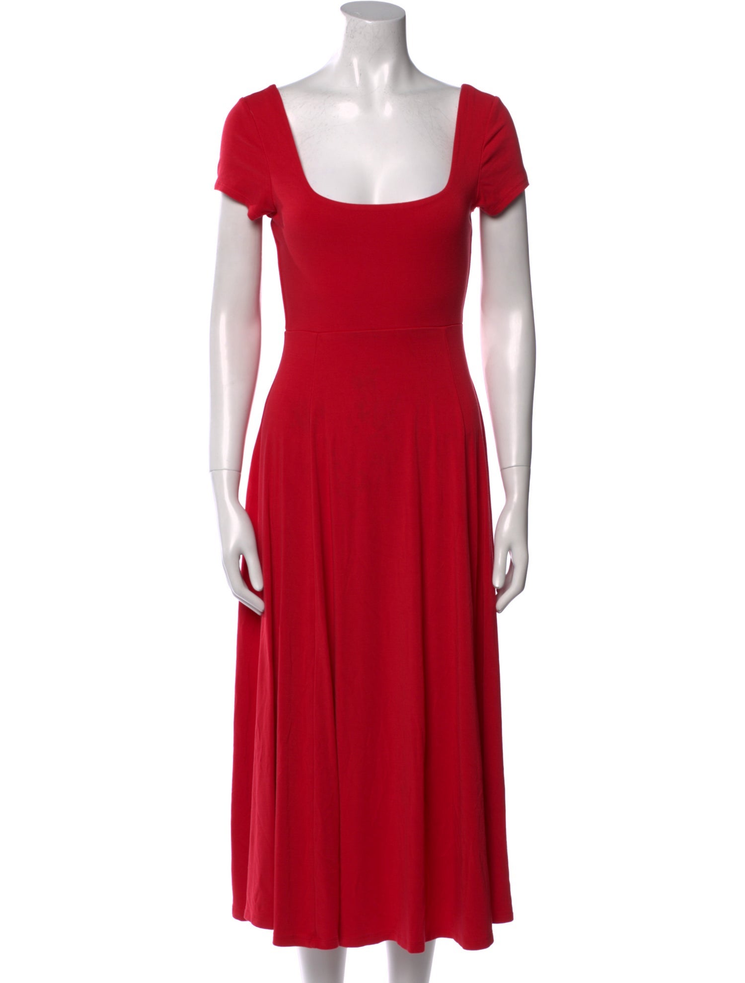 Hatch Square Neckline Midi Length Dress