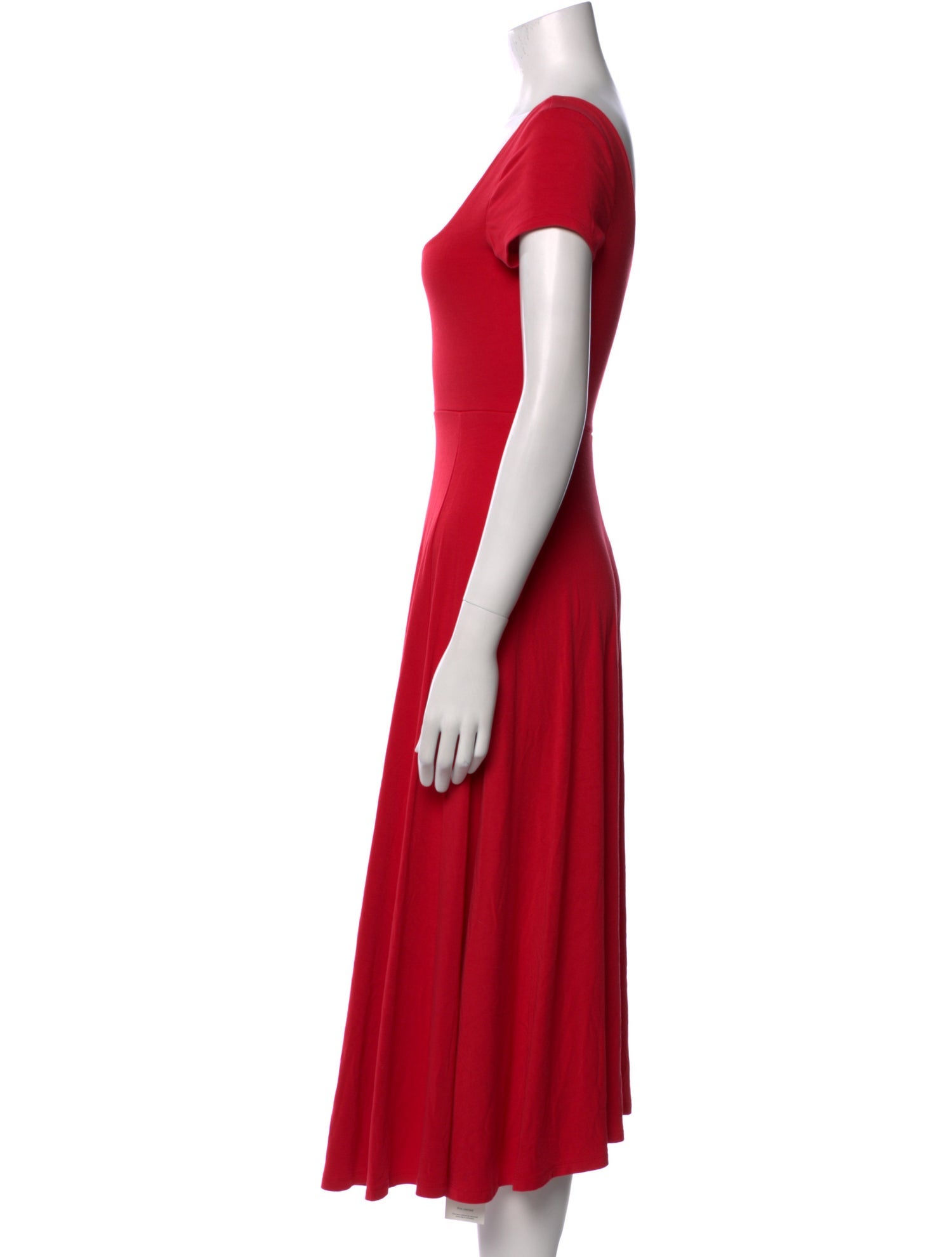 Hatch Square Neckline Midi Length Dress
