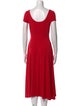 Hatch Square Neckline Midi Length Dress