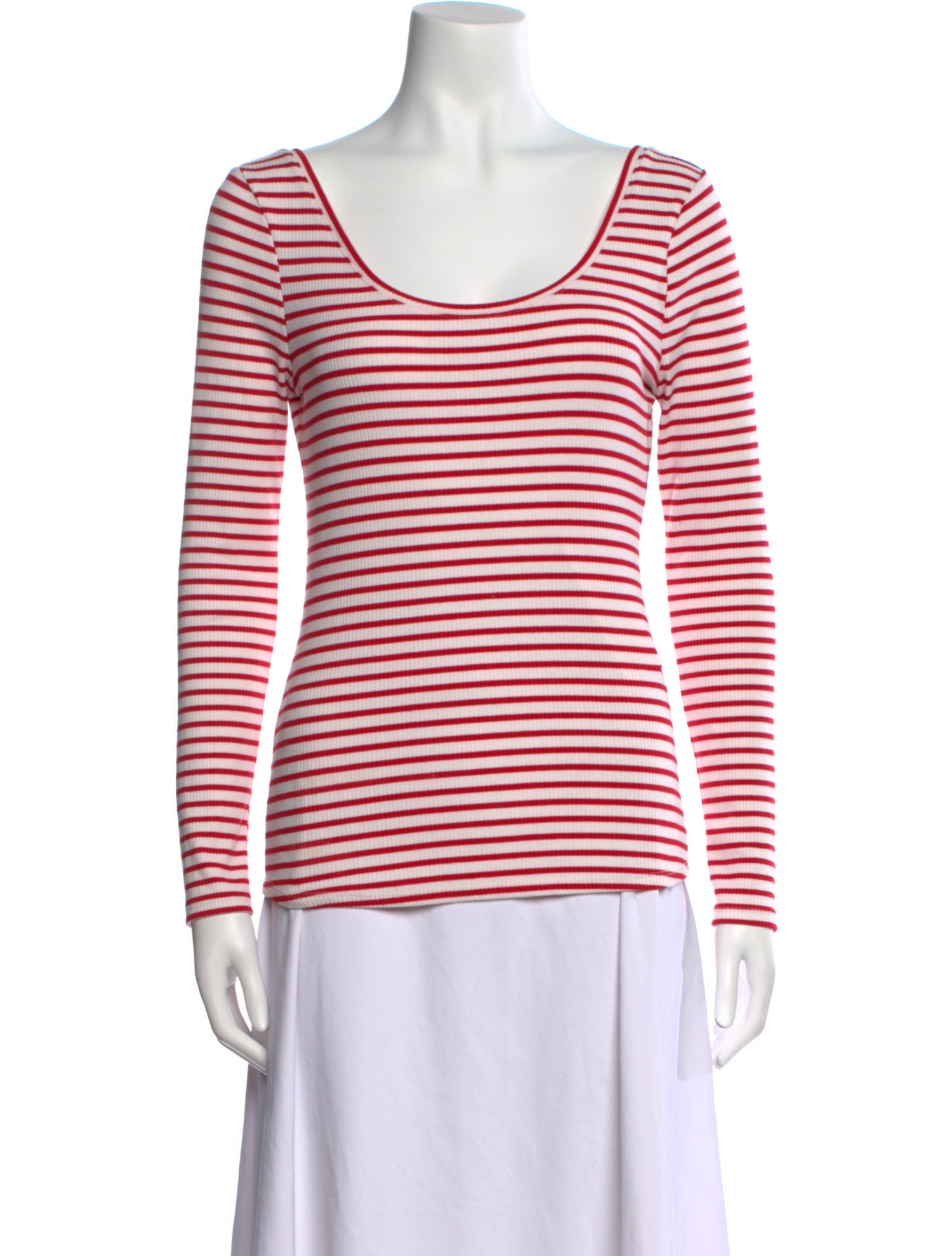 Hatch Striped Scoop Neck T-Shirt