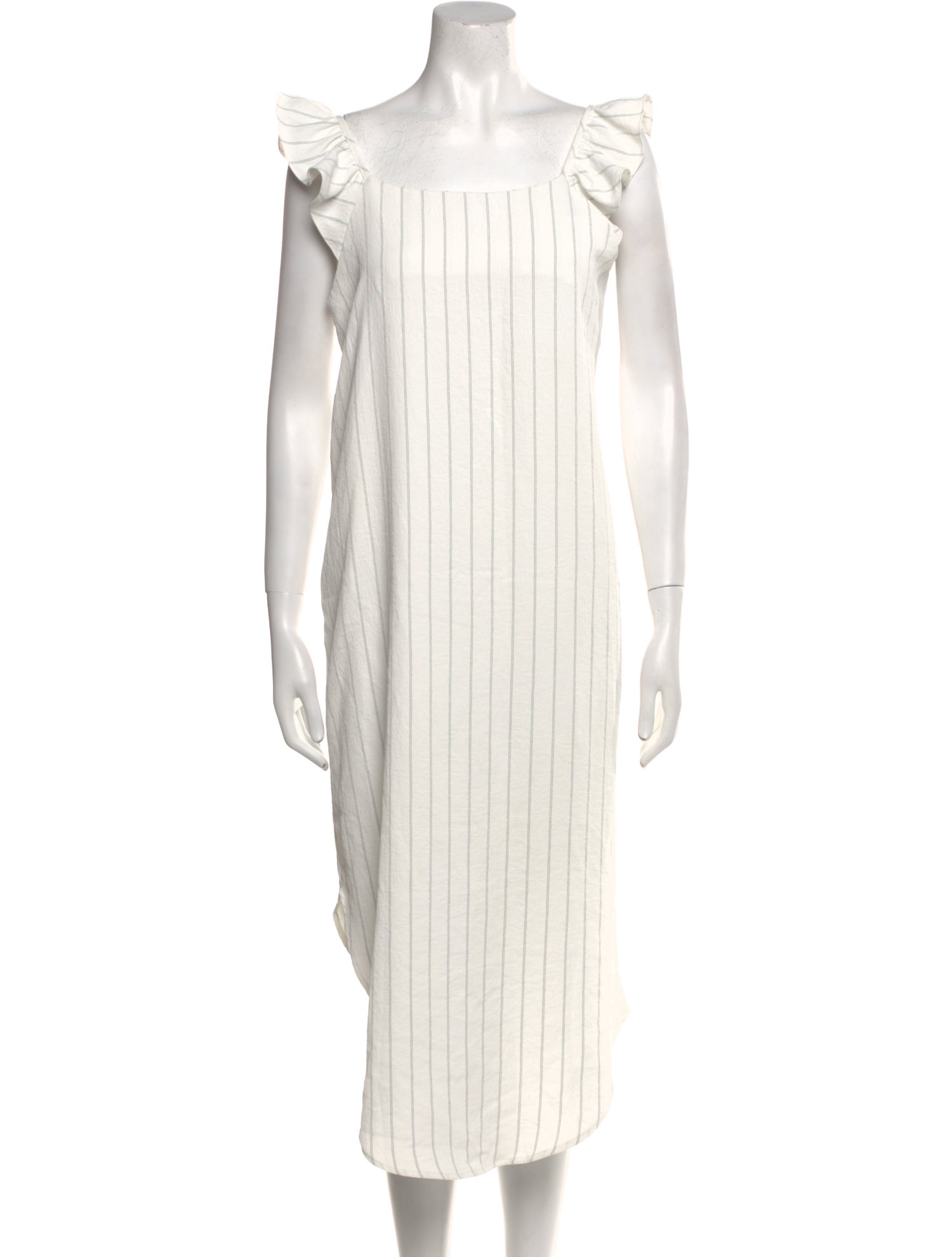 Hatch Square Neckline Midi Length Dress