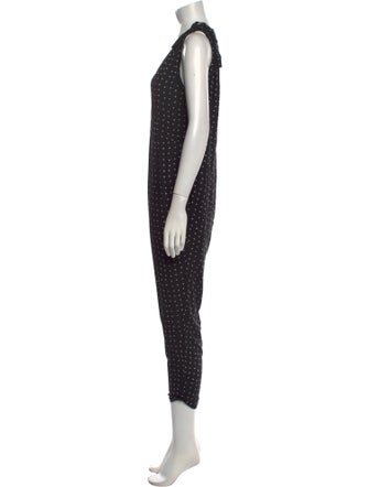 Hatch Printed V-Neck Jumpsuit