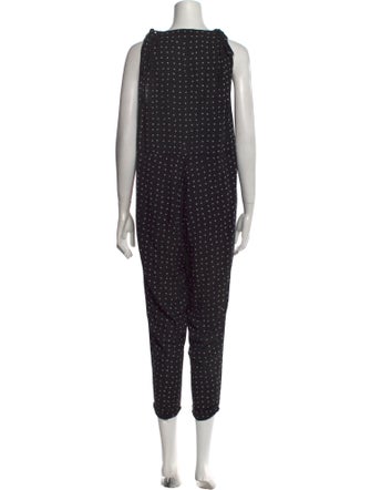 Hatch Printed V-Neck Jumpsuit