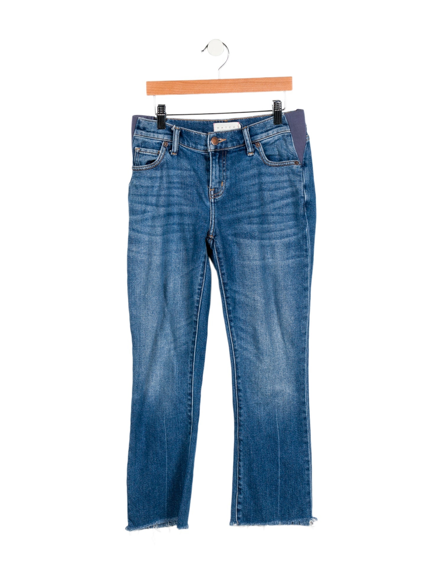 Hatch Mid-Rise Straight Leg Jeans
