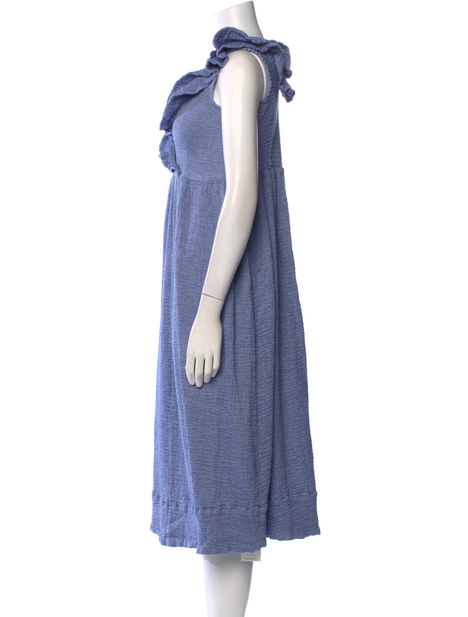 Hatch V-Neck Midi Length Dress