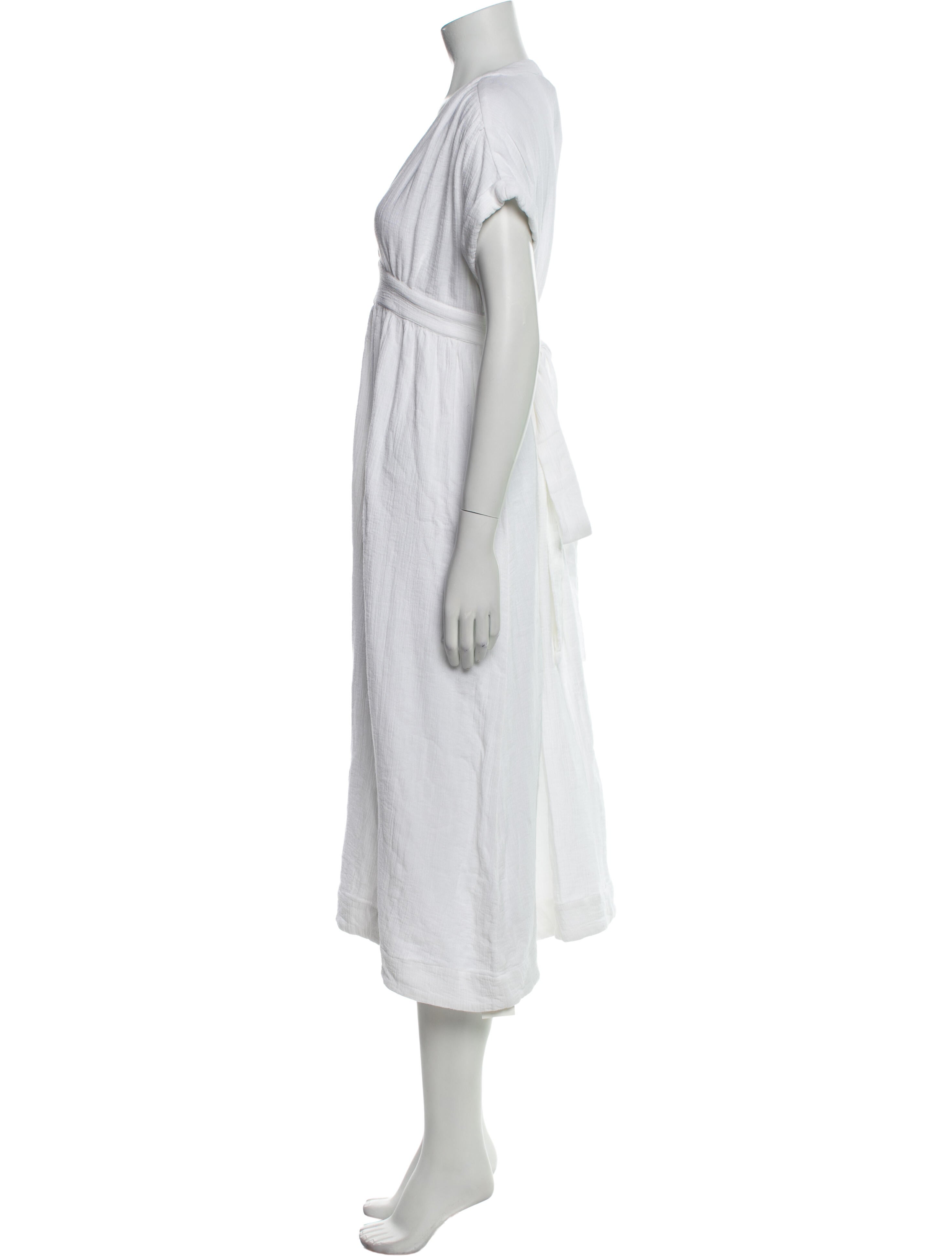 Hatch V-Neck Midi Length Dress w/ Tags