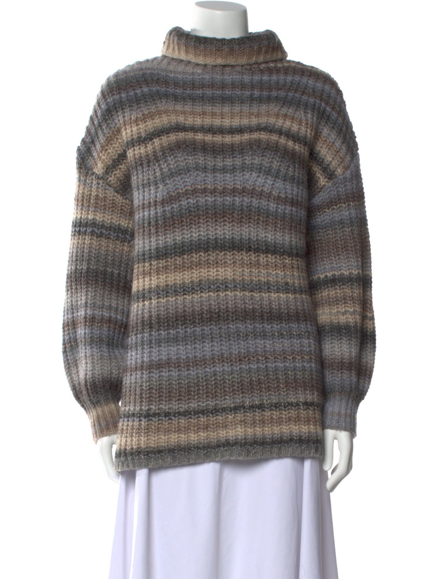 Hatch Striped Turtleneck Sweater