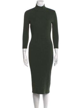 Hatch Turtleneck Midi Length Dress
