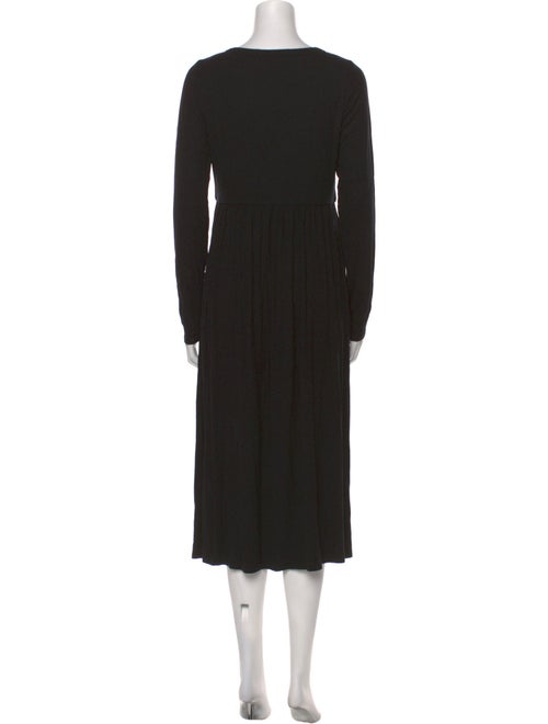 Hatch V-Neck Midi Length Dress