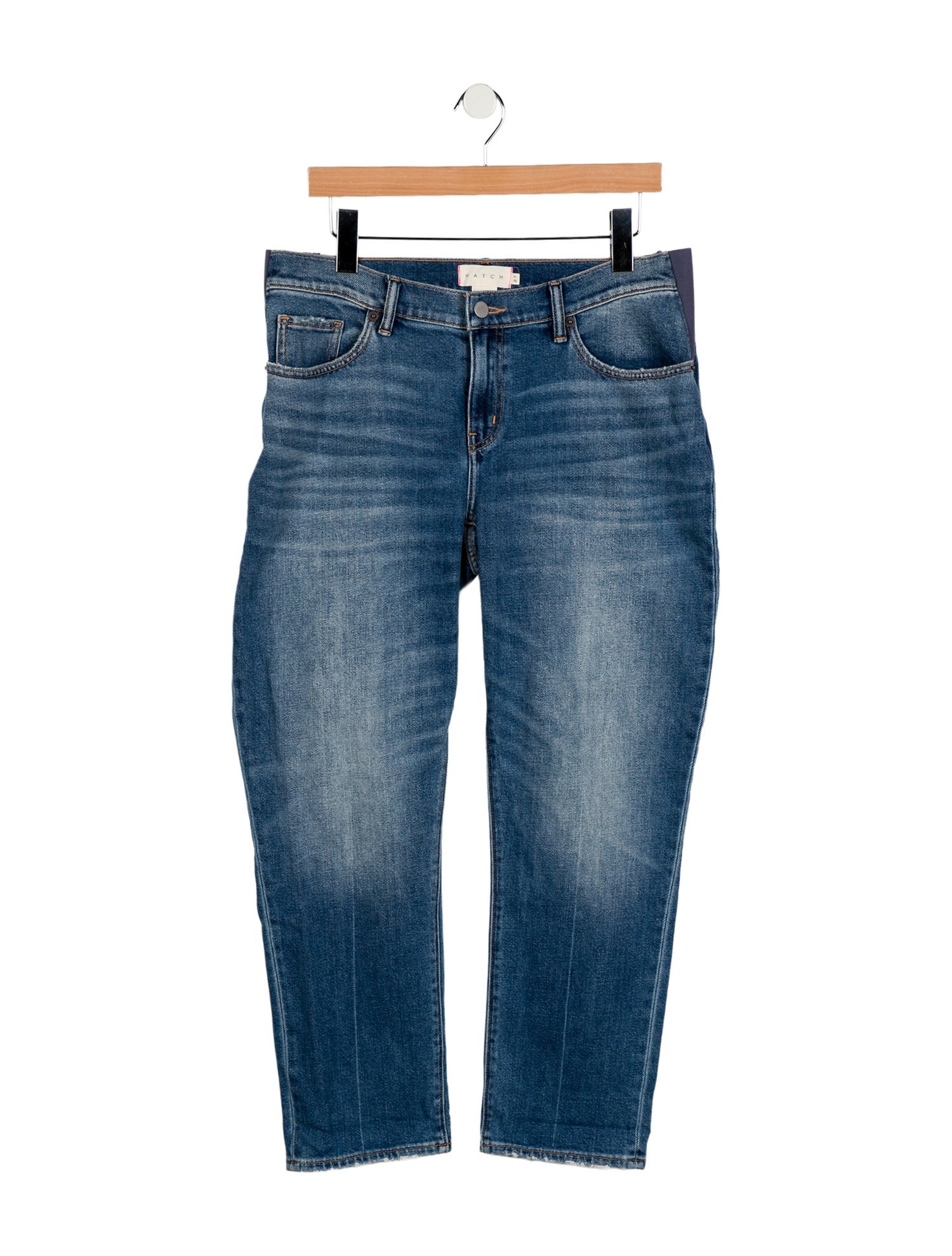 Hatch Mid-Rise Straight Leg Jeans