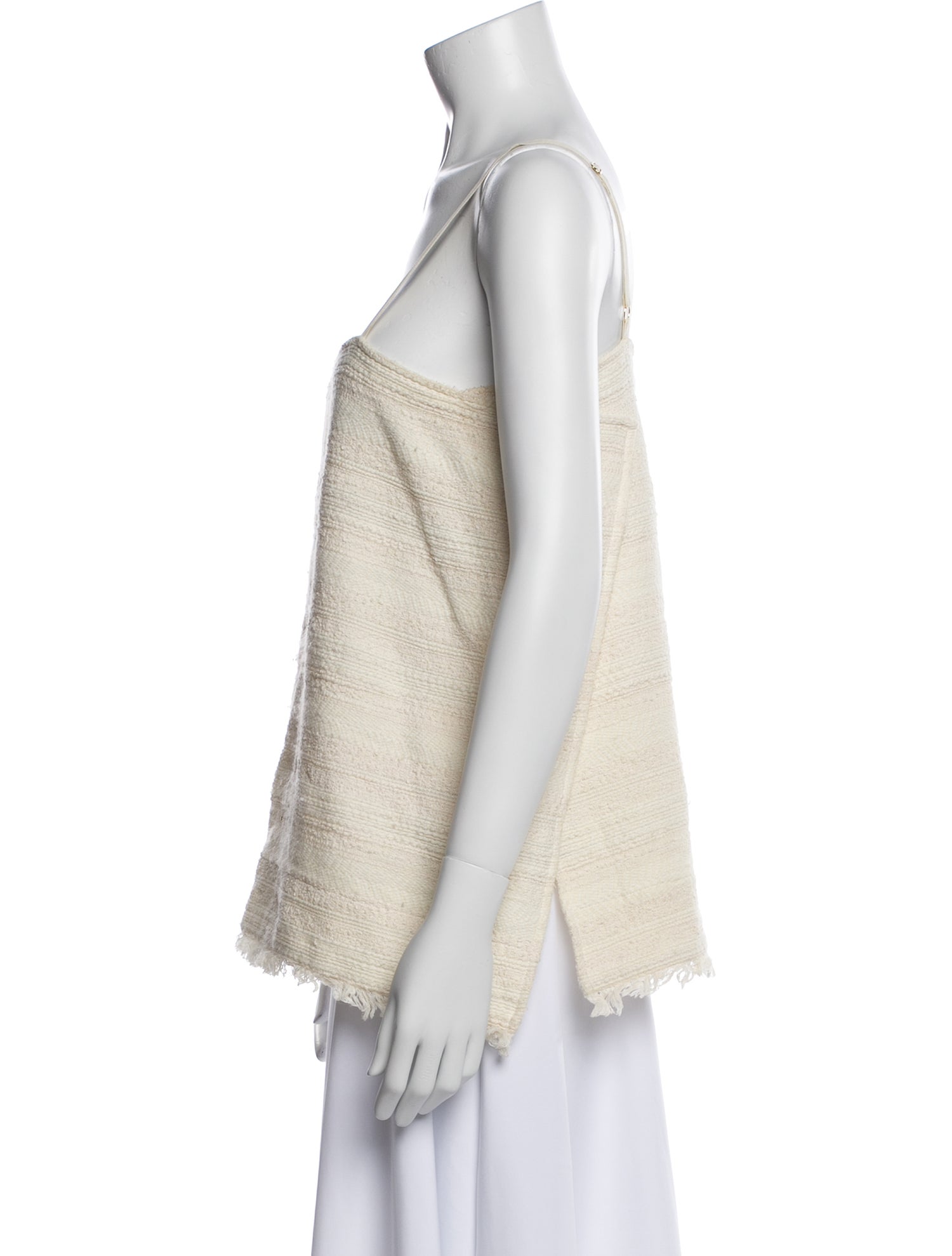 Hatch Square Neckline Sleeveless Top