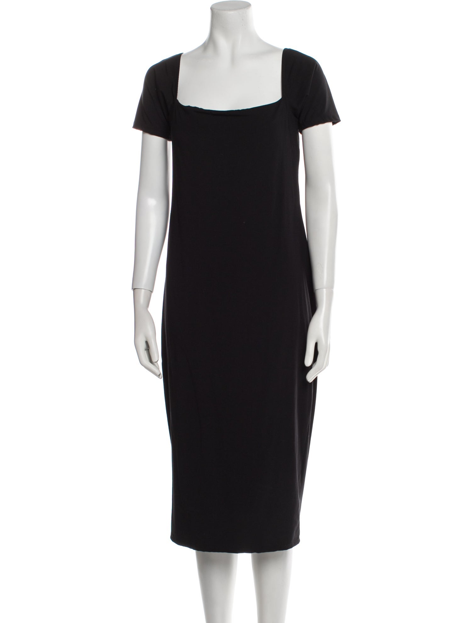 Hatch Square Neckline Midi Length Dress