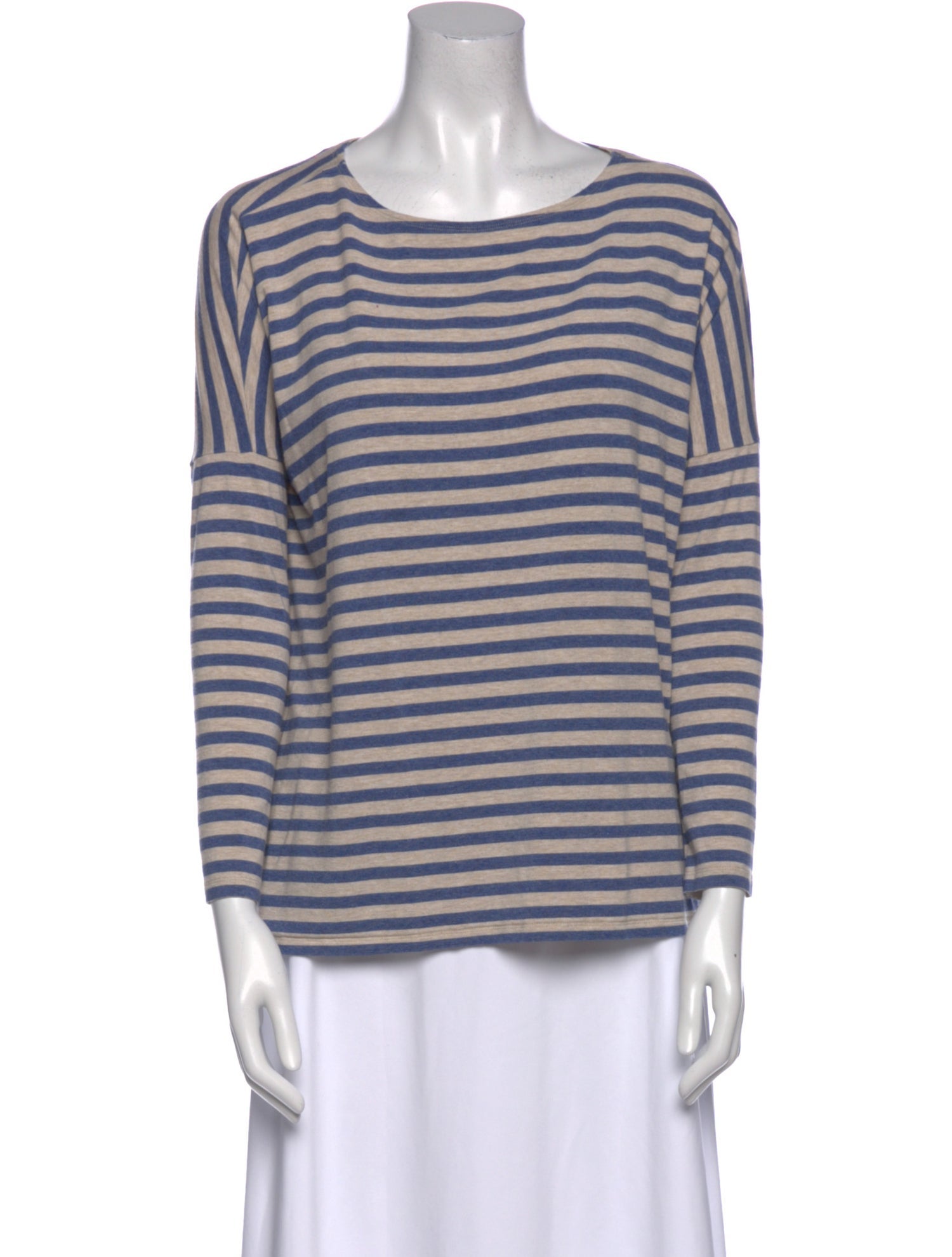 Hatch Striped Bateau Neckline T-Shirt
