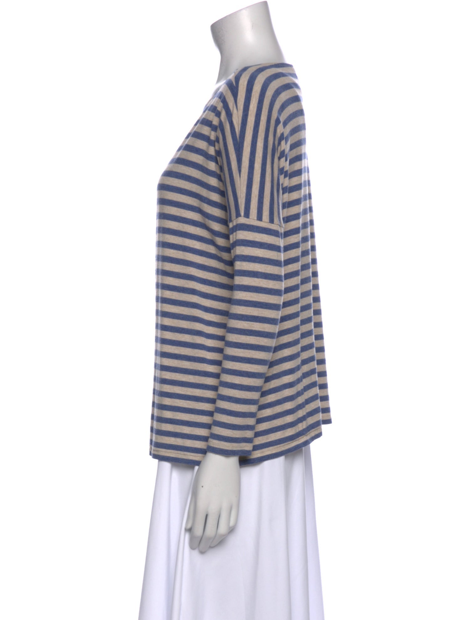Hatch Striped Bateau Neckline T-Shirt