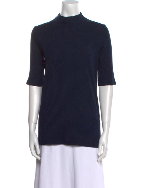 Hatch Mock Neck Short Sleeve Top