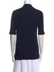 Hatch Mock Neck Short Sleeve Top