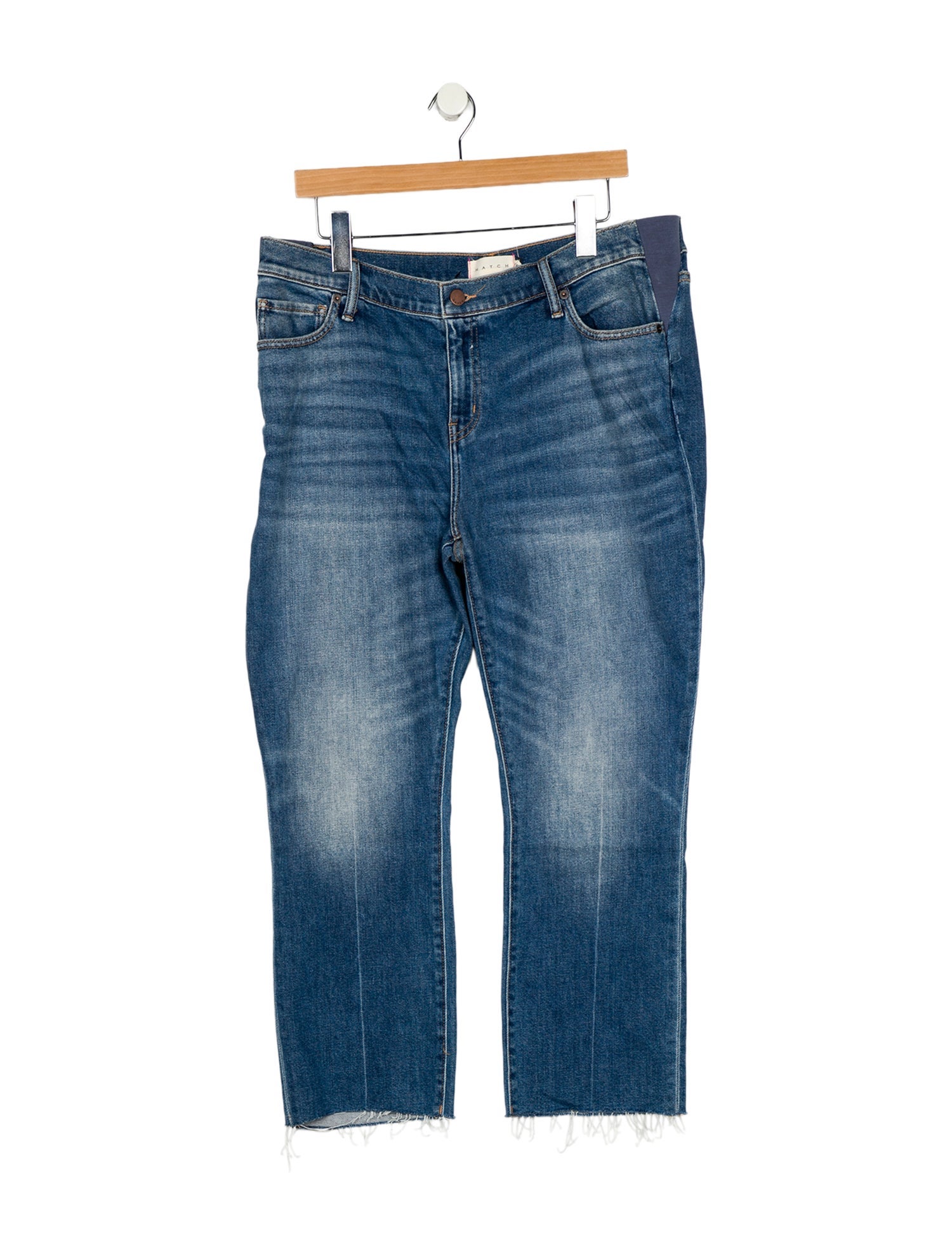 Hatch Mid-Rise Straight Leg Jeans
