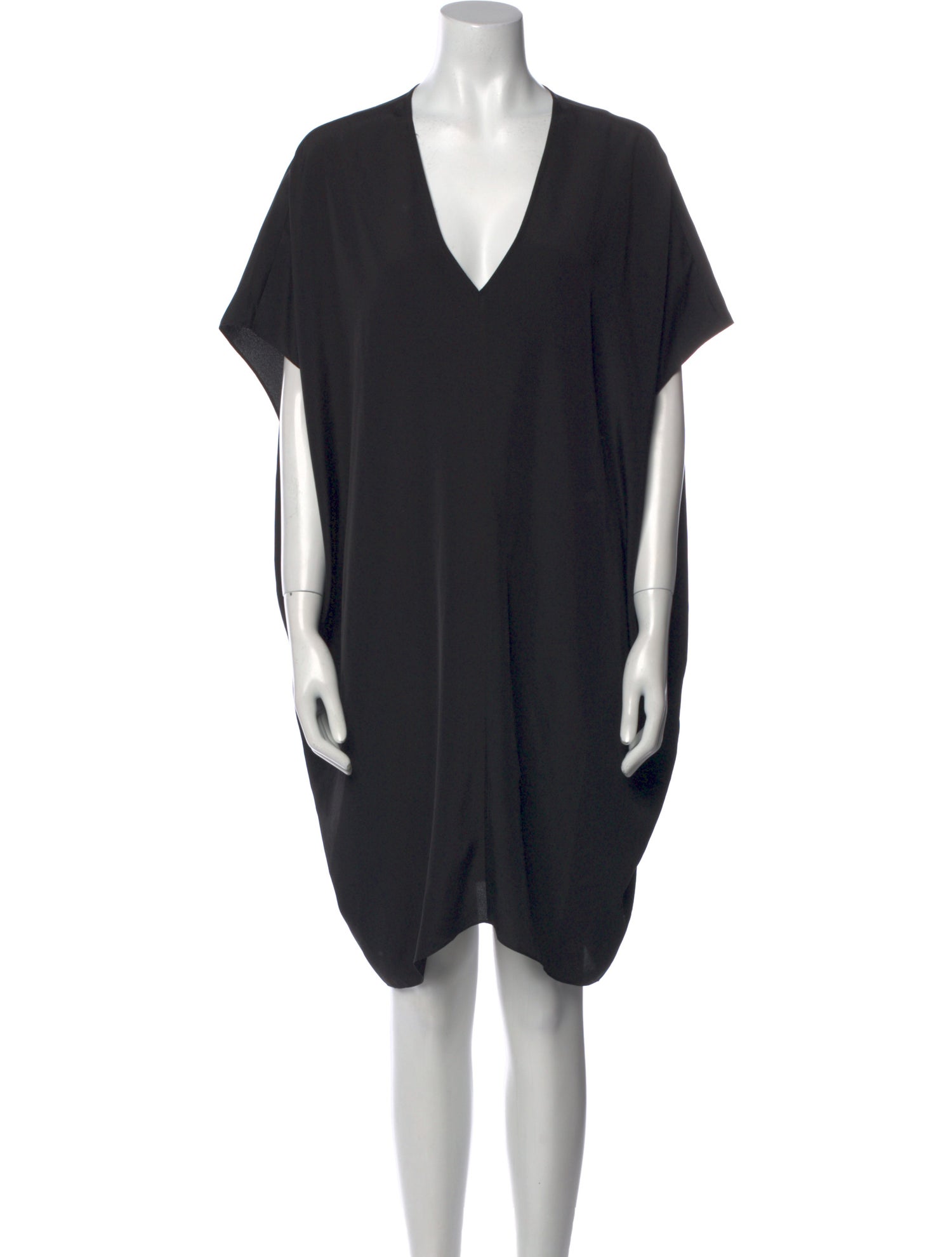 Hatch V-Neck Knee-Length Dress