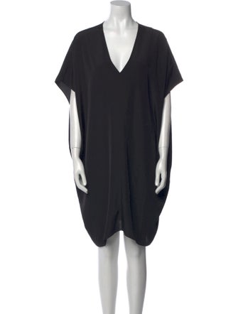 Hatch V-Neck Knee-Length Dress