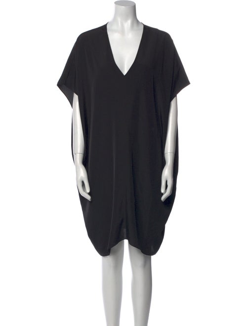 Hatch V-Neck Knee-Length Dress