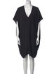 Hatch V-Neck Knee-Length Dress