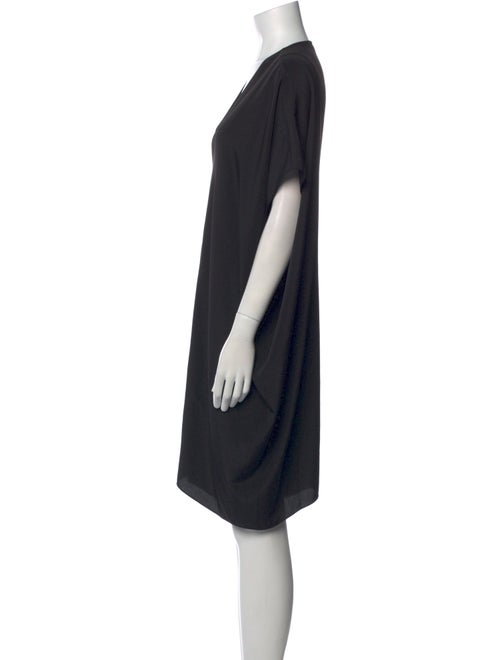 Hatch V-Neck Knee-Length Dress