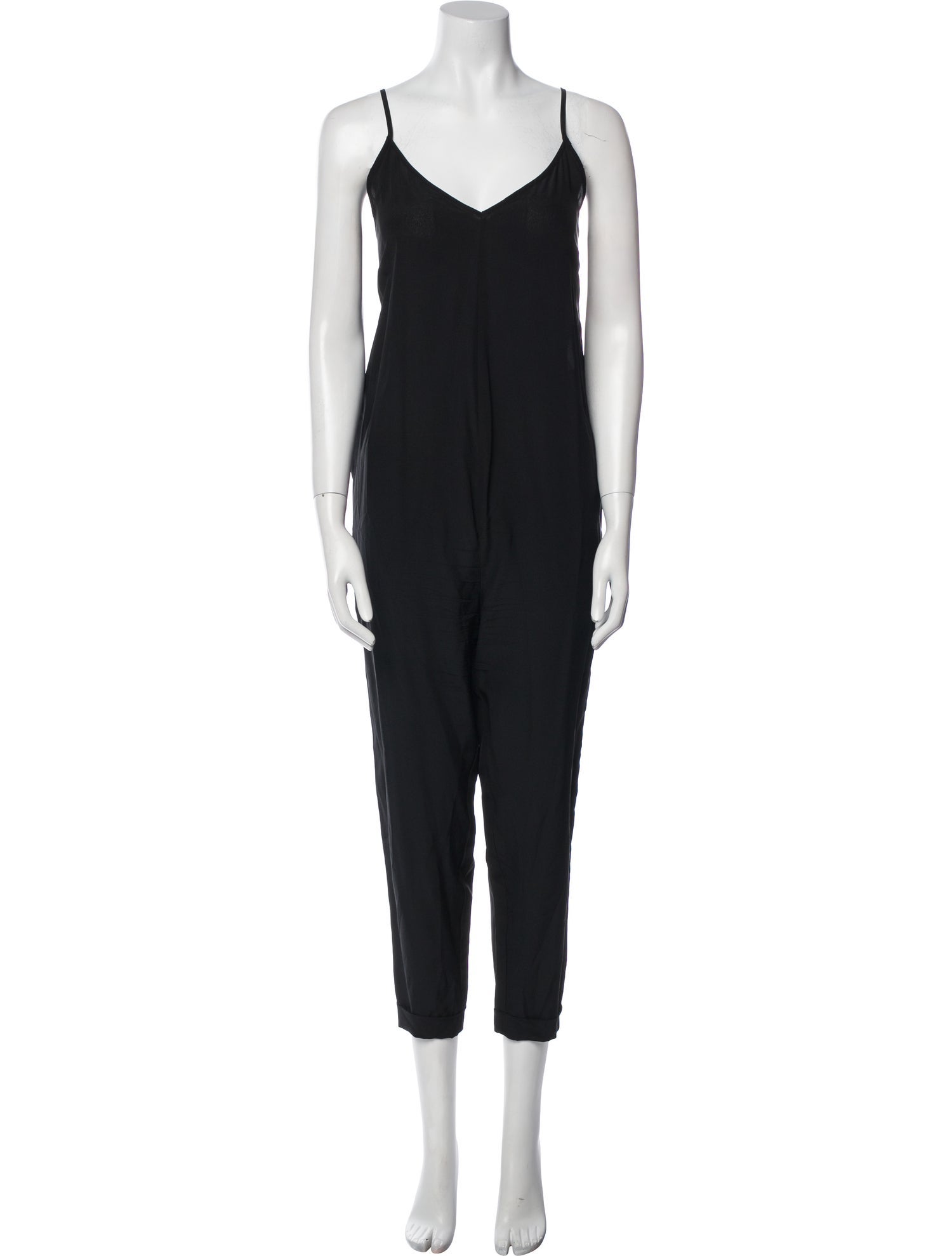 Hatch Silk V-Neck Jumpsuit