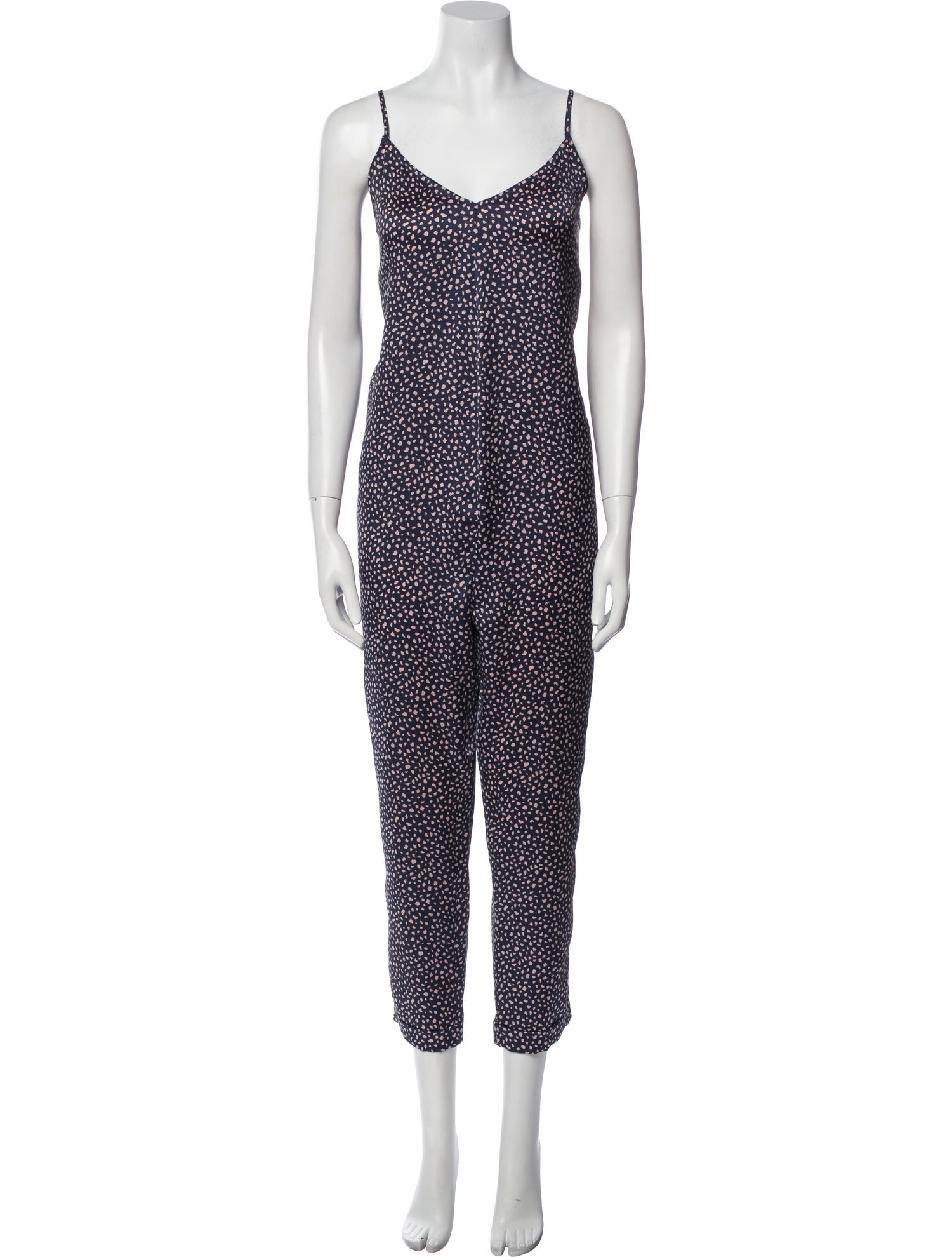 Hatch Printed V-Neck Jumpsuit