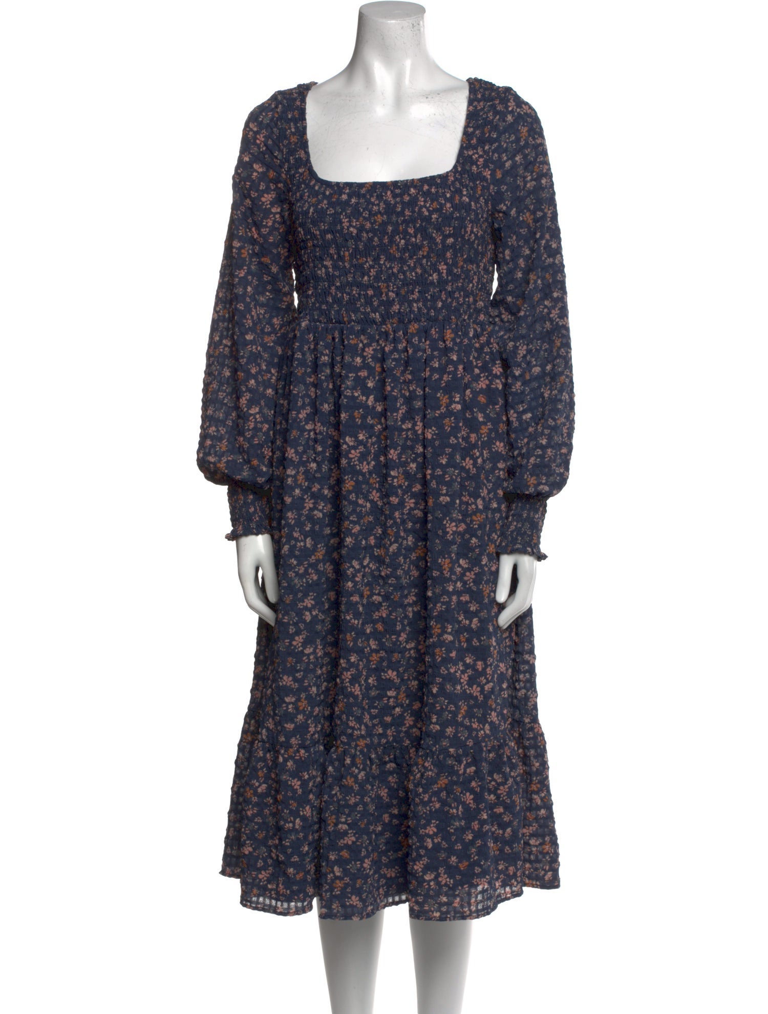 Hatch Floral Print Midi Length Dress w/ Tags